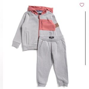 NEW 7 FOR ALL MANKIND TODDLER BOYS 2 PIECE FLEECE SET